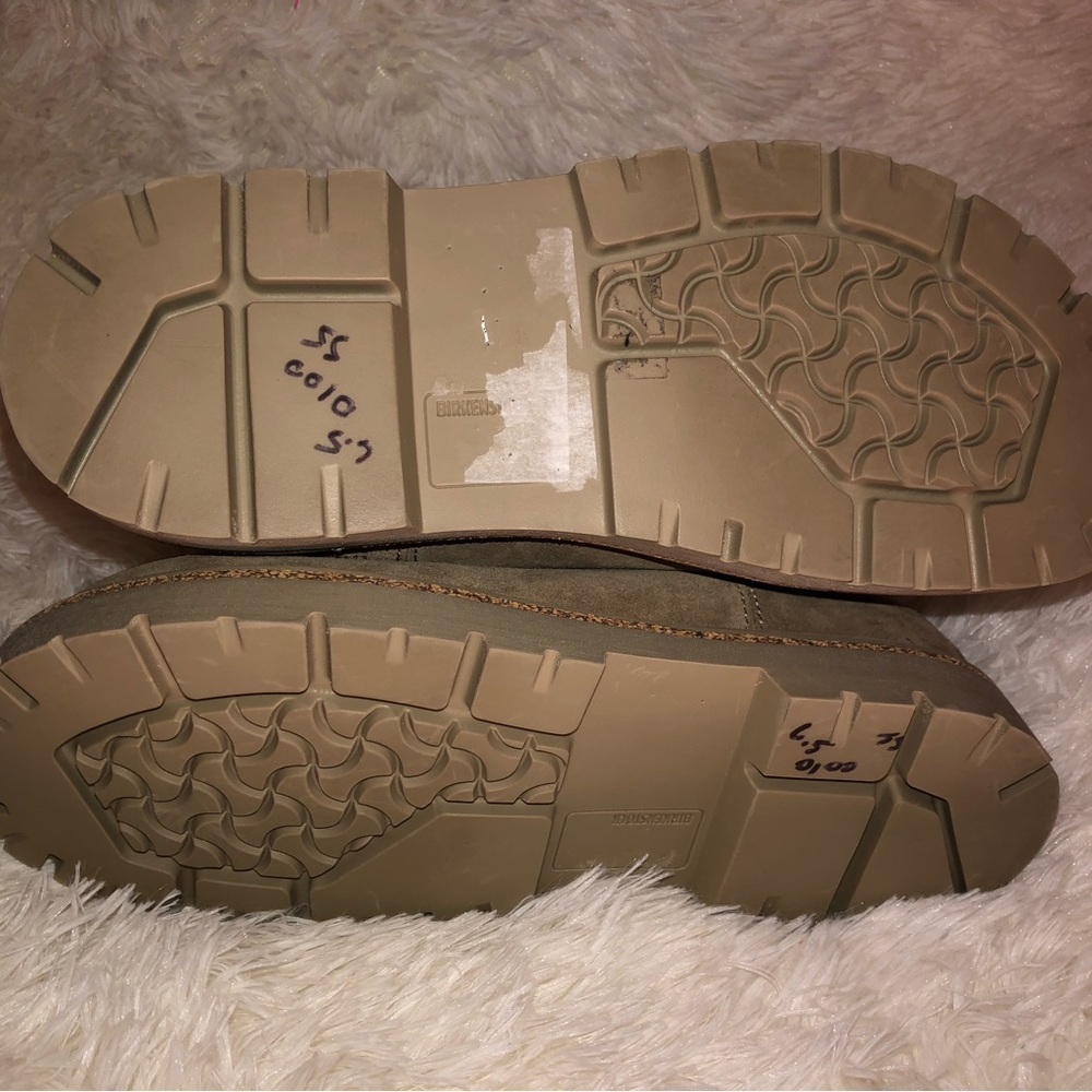 Birkenstock Tan Leather Boots Highwood Slip On Women size 37 (6-6.5) & 40 (9-9.5 - Picture 14 of 16